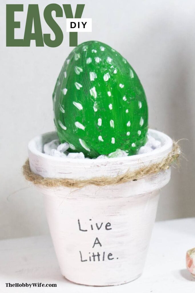 diy faux cactus decor