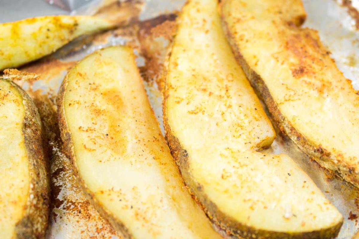 oven baked potato wedges