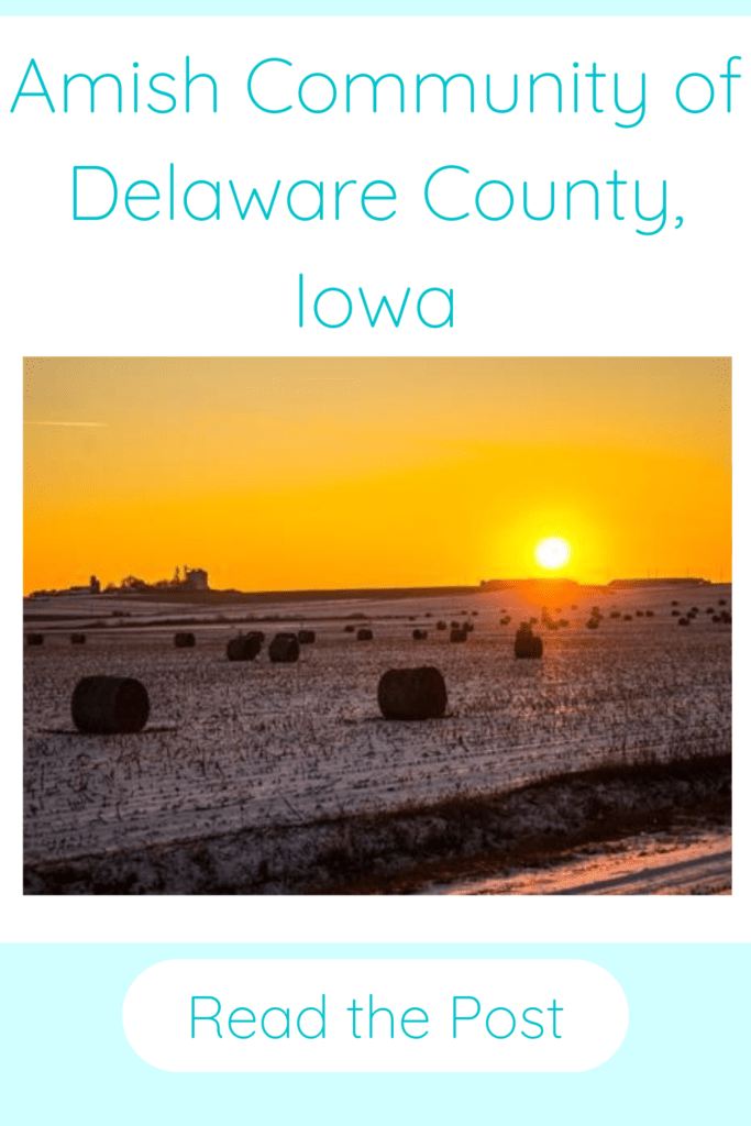 Amish Community Delaware County, Iowa 