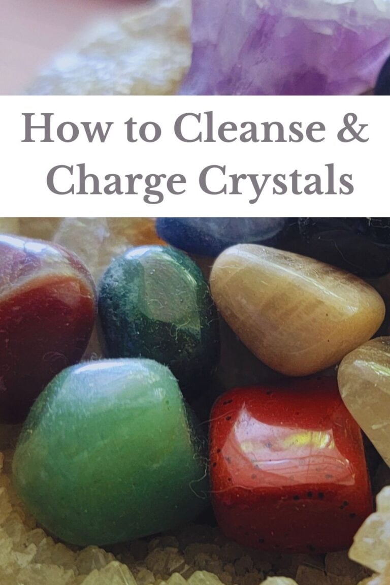 How to Cleanse and Charge Crystals Guide for Beginners - The Hobby Wife